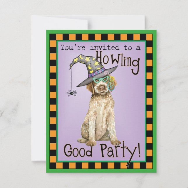 Griffon Witch Einladung (Vorderseite)