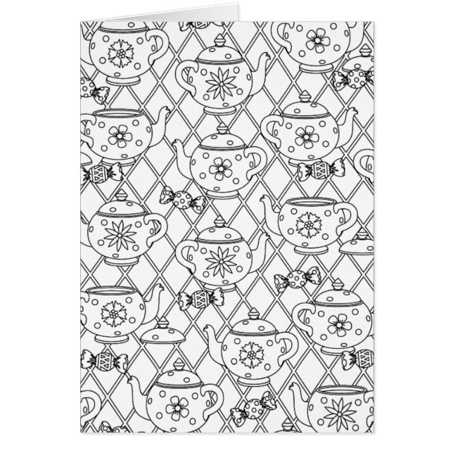 Griffonnage de pot de thé (Devant)