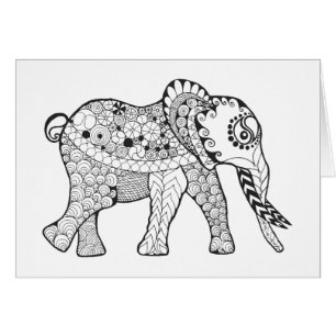 Griffonnage d'éléphant