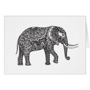 Griffonnage d'éléphant d'imaginaire