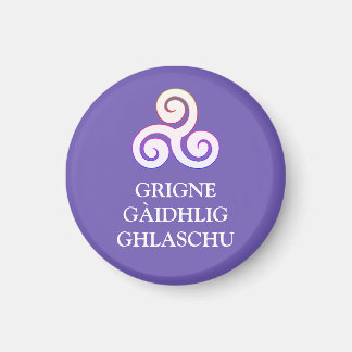 Grigne Gàidhlig Ghlaschu Magnet Button