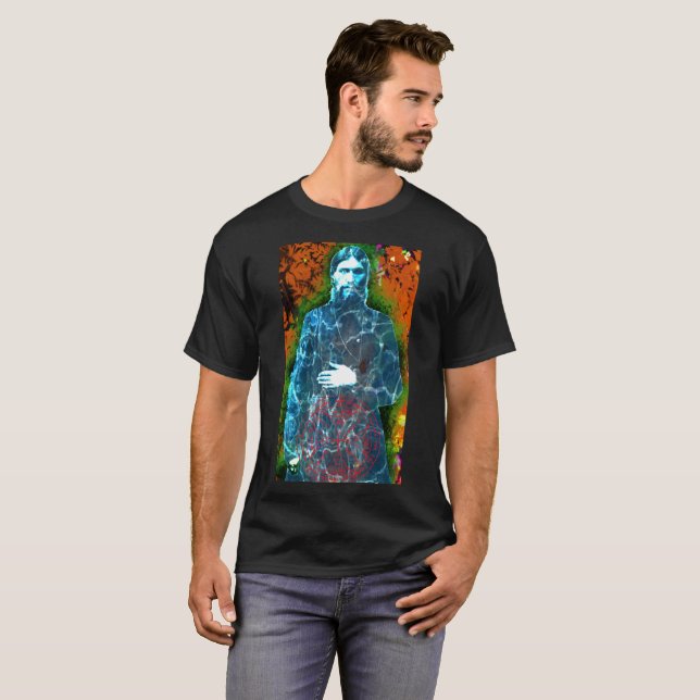 Grigori Rasputin russische Geschichtswütender T-Shirt (Vorne ganz)