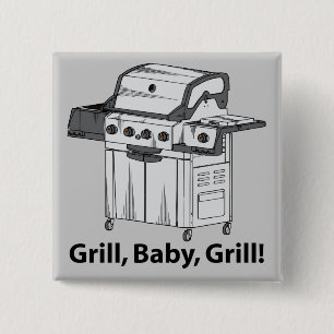 Grill, Baby, Grill! Button