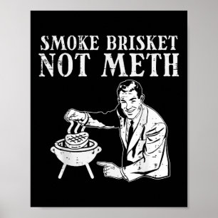 Grill Brisket Fun Grillen Barbecue Grillmaste Poster