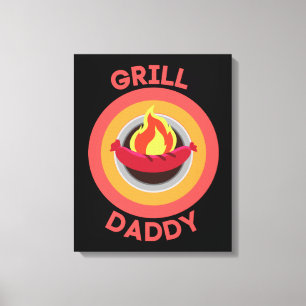 GRILL DADDY LEINWANDDRUCK