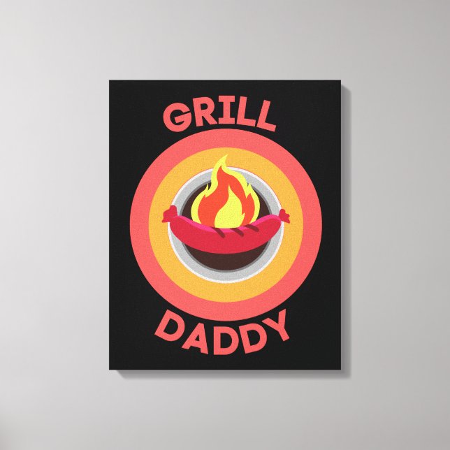 GRILL DADDY LEINWANDDRUCK (Vorderseite)