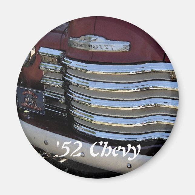 Grill de camion Vintage Chevy 1952 - Magnet (Devant)
