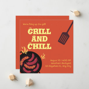 Grill Et Chill Invitation & Faire-part