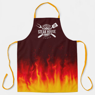 Grill-Flammen — Personalisiertes Steak House Schürze