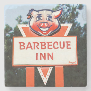 Grill-Gasthaus, Asheville, NC. Steinuntersetzer