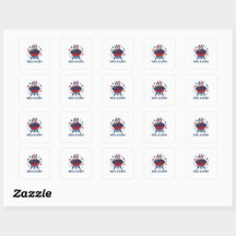 Grill & Glory 4. Juli GRILLEN Sticker - Patriotic