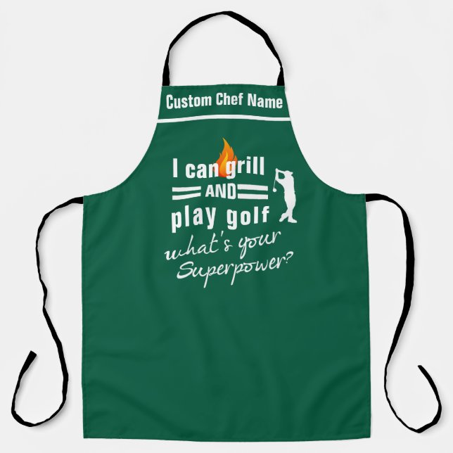 Grill & Golf Schürze, Was für ein toller Golf-Vate Schürze (Vorderseite)