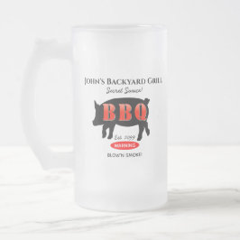 Grill-GRILLEN Mattglas Bierglas
