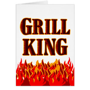 Grill King BBQ Dit Blond Art Card