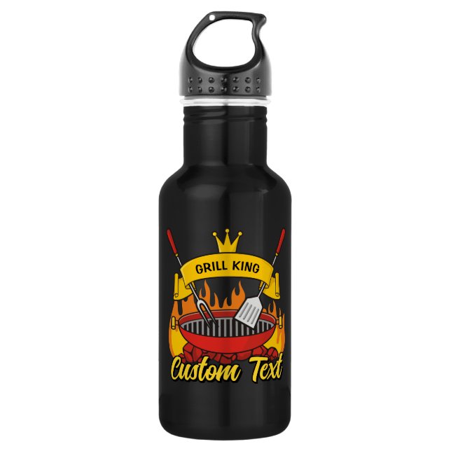 Grill King Edelstahlflasche (Vorderseite)