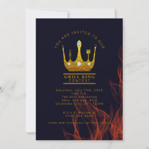 Grill King Party Contest Einladung