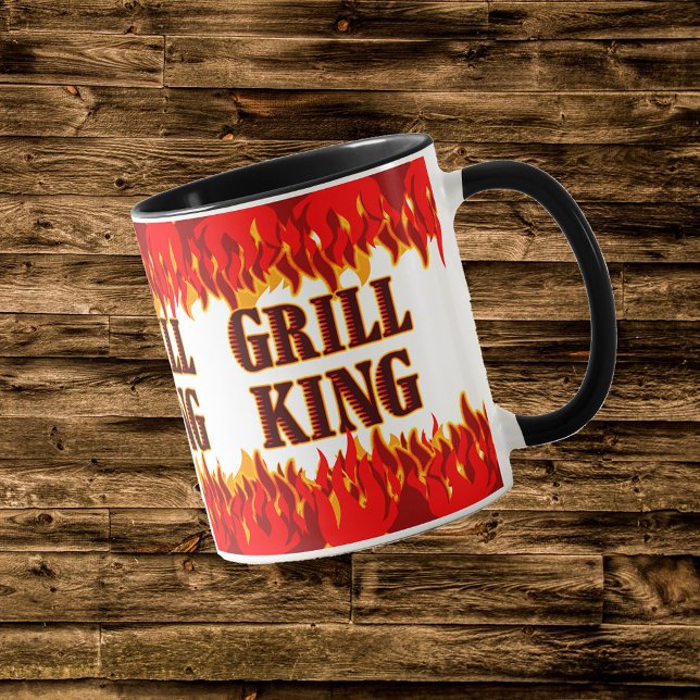 Grill King Red Flames Koch Tasse (Von Creator hochgeladen)