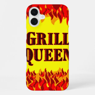 Grill Königin Rote Flammen BBQ iPhone-Hülle iPhone Hülle