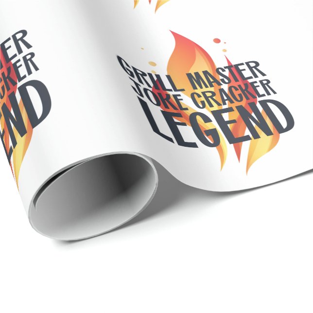 Grill Legend GRILLEN Poster Geschenkpapier (Rolleneckpunkt)