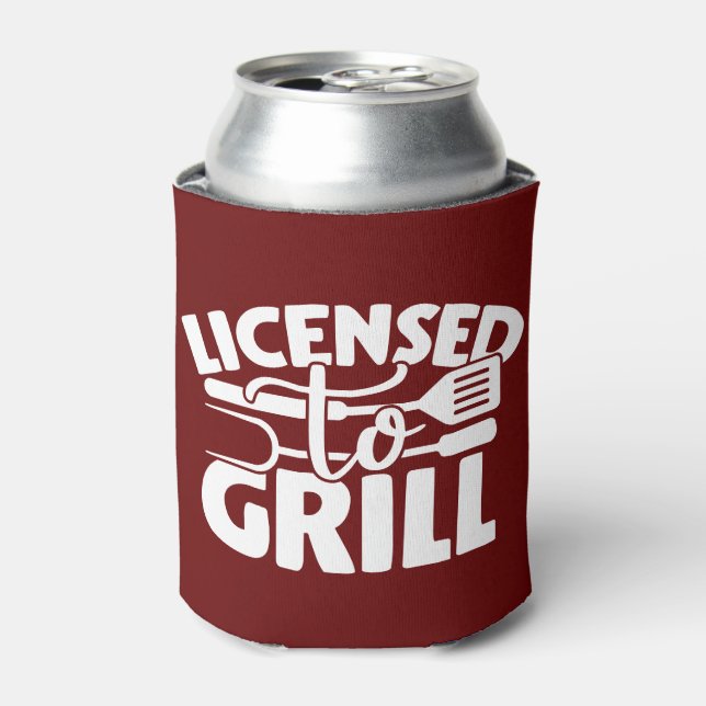 Grill-Lizenz Dosenkühler (Kanne Vorderseite)