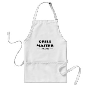 Grill Master Apron - Personalisierte Tasche indivi Schürze