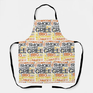 Grill Master BBQ-Typografie Schürze