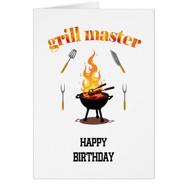 Grill Master Birthday (Vorne)