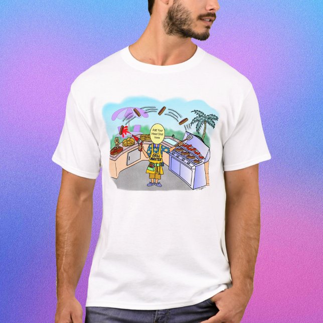 Grill Master Cartoon T-Shirt (Von Creator hochgeladen)