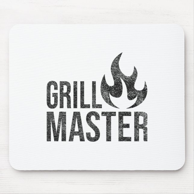 Grill Master Flame Byrbecue Grillen Smoke Char Ope Mousepad (Vorne)
