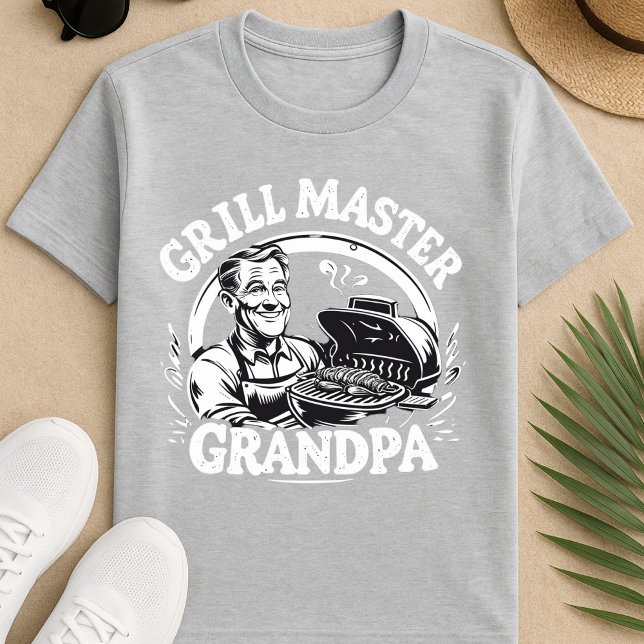 Grill Master Grandpa T-Shirt - Fête des Pères (Créateur téléchargé)