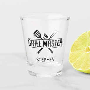 Grill Master Imitats Leather Set Schnapsglas