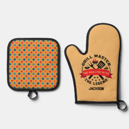 Grill Master Legende Ofenhandschuh & Topflappen-Set