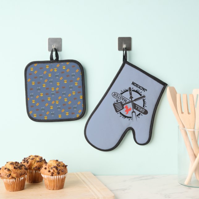 Grill Master Ofenhandschuh & Topflappen-Set (Insitu (Hängend))