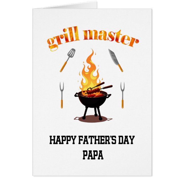Grill Master Papa Vathers Day (Vorne)
