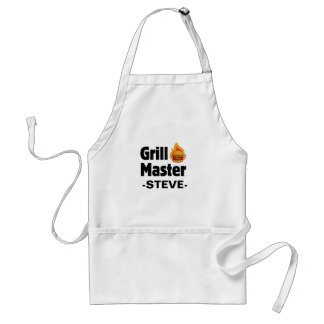Grill Master Personalisiert Name Schürze für Männe