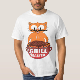 GRILL MASTER Señor Gato™ Grilling GRILLEN Funny T-Shirt