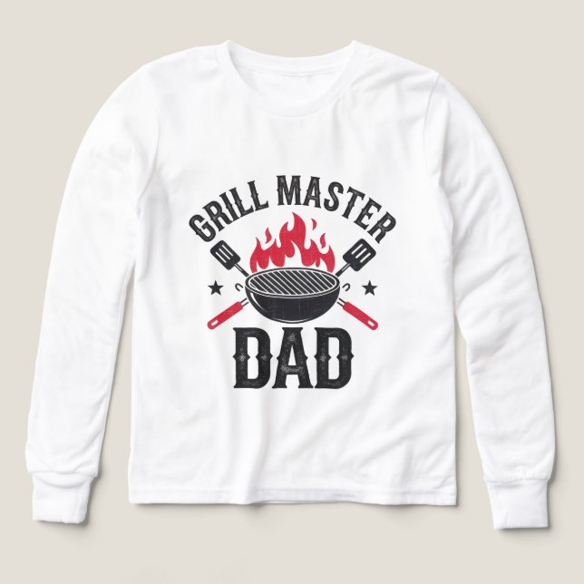 Grill Master Vater - Funny GRILLEN Father's Day Gi (Design Vorderseite)