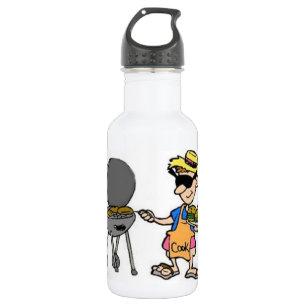 ***GRILL MASTER VATER WASSERFLASCHE*** EDELSTAHLFLASCHE