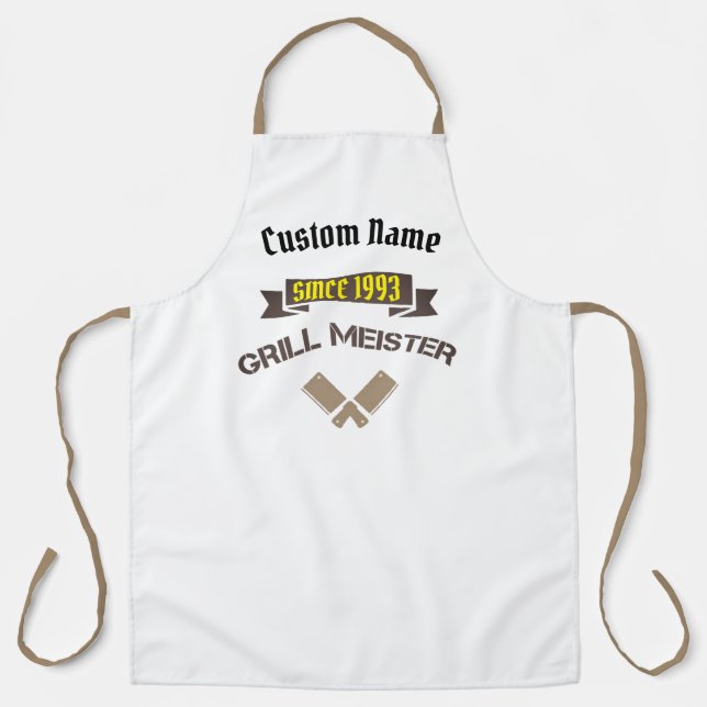 Grill Meister Cooking, Grillen & Kitchen Schürze (Vorderseite)