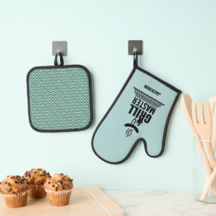 Grill Meister Ofenhandschuh & Topflappen-Set