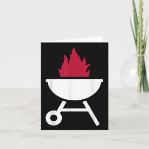 Grill mit Feuer Karte