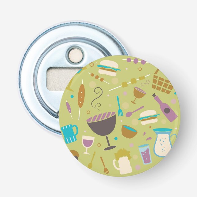 Grill-Muster Flaschenöffner (Vorderseite)