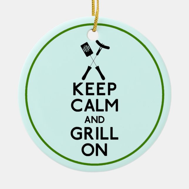 Grill On Keramik Ornament (Vorne)