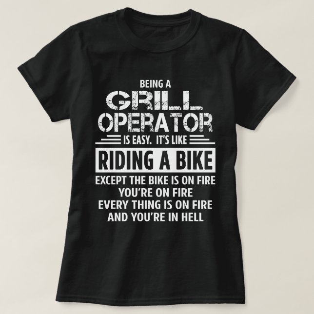 Grill-Operator T-Shirt (Design vorne)