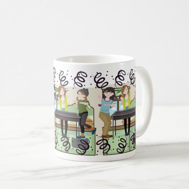 Grill Party Friends Zuhause Cook Meetingessen Kaffeetasse (VorderseiteRechts)