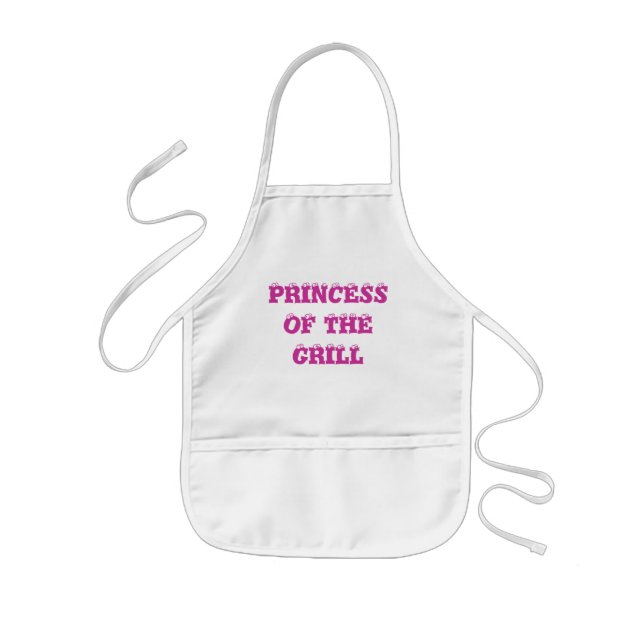 Grill-Prinzessin Fashion Design durch Janz Kinderschürze (Vorne)