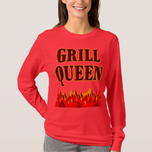 Grill Queen Funny GRILLEN Sprichwort T - Shirt