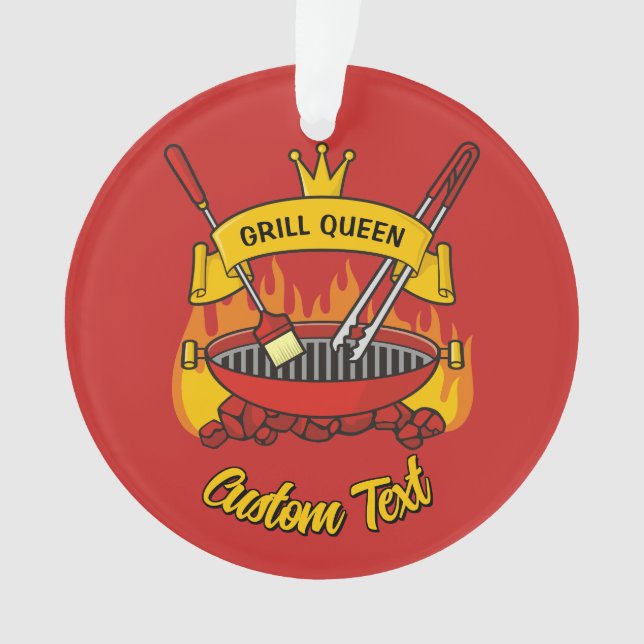 Grill Queen Ornament (Vorderseite)