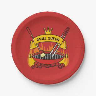 Grill Queen Pappteller