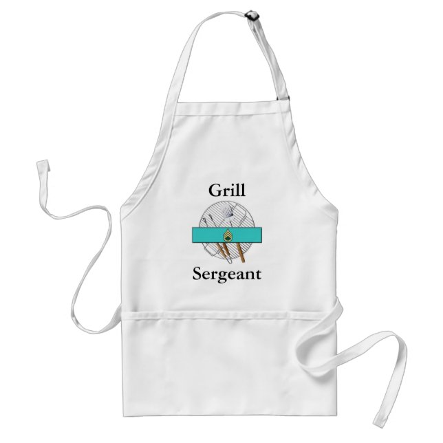 Grill Sergeant Bar-B-Que Apron Schürze (Vorne)